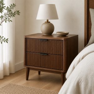 Vale Fluted Nightstand corrected main product image