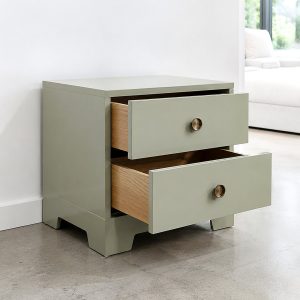 Meridian Walnut Charging Nightstand