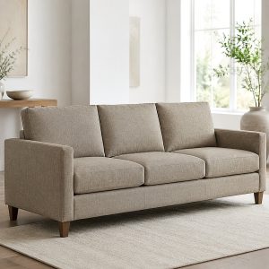 Cedar & Linen Track Arm Sofa